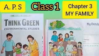 Class1,(E.V.S) Chapter 3 - MY FAMILY..l Online Class..Army public school 😊