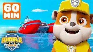 Rubble's Summer Fun & Sea Patroller Rescues! w/ PAW Patrol | 1 Hour Compilation | Rubble & Crew