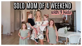 SOLO MOM DAY IN THE LIFE WITH 4 KIDS VLOG | Tara Henderson