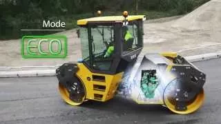 Volvo DD105 asphalt compactor: power to perform