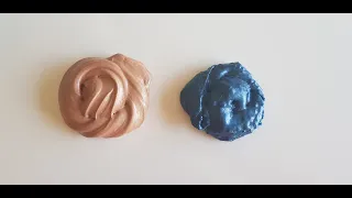 SatisfyingSlime Coloring with Lipstick, LipBalm, Eyeshadow Palette! Mixing Makeup into ClearSlime!