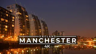 Manchester England 🇬🇧 Drone Views 4K 60FPS