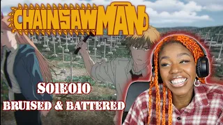 Chainsaw Man 1x10 | Bruised & Battered | REACTION/REVIEW