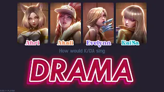 ▶ [AI COVER + LINE DISTRIBUTION] How Would K/DA Sing - DRAMA by AESPA | K/DA ▶ PLAYER