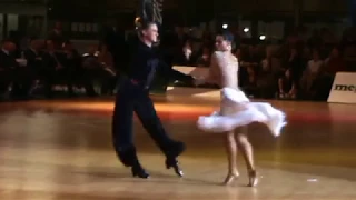 IDSF INTERNATIONAL OPEN LATIN / DSFO 2011 /  Andrey Gusev and Elizaveta Cherevichnaya -- solo samba