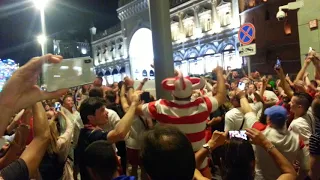 FIFA 2018 WORLD CUP / AWESOME CHEER / POLISH FANS / MOSCOW RED SQUARE