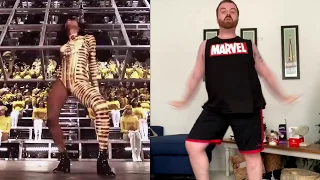 BEYONCE HOMECOMING intro choreography side by side