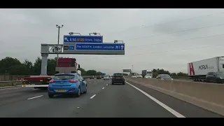 🇬🇧 #drivingadventure M1 Junction 25 to M1 J 23a onto A42 #Birmingham #England #UnitedKingdom