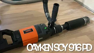 Cayken SCY 916 PD. Сверлим отверстия 72 мм под подрозетники.