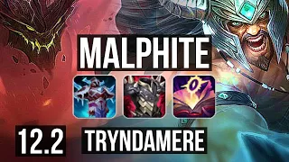 MALPHITE vs TRYNDAMERE (TOP) | Rank 1 Malph, 16/3/17, Legendary | NA Challenger | 12.2