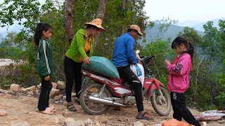 Sowing Upland Rice Seeds, Transporting Materials to the Family Farm | Family Farm