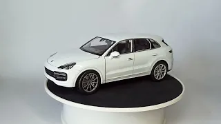 Porsche Cayenne Turbo Модель автомобиля 1:24 Белый