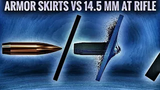 14.5mm AT Rifle vs armor skirts | penetration simulation