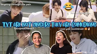 TXT ARE NOT SINGERS, THEY ARE COMEDIANS | REACTION