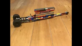 Lego dragster powered by Lego vacuum engine (done!!)