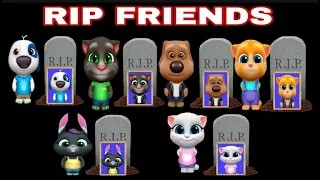 Complete Story of R.I.P. Tom 6 parts. Bonus two sad stories Talking Tom and friends | Among us -RIP