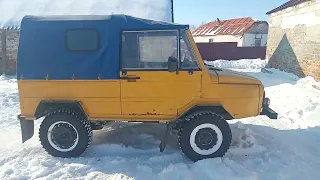 приобрели ЛУАЗ машина огонь