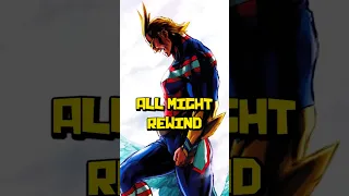 Eri Can’t Rewind All Might