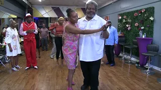 Darrel Davis teaches "Off Time Slow Bop" with some of Chicago's Legendary Dancers