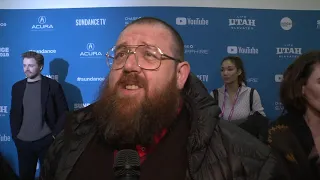 Fighting with my family Sundance Premiere - Itw Nick Frost (official video)