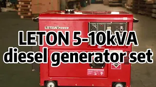 LETON 5-10kVA diesel generator product show