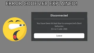 Roblox Error code 268 explained | Roblox Explaining Error Codes.