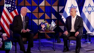 Biden arrivato in Israele. Von der Leyen: accertare responsabilità