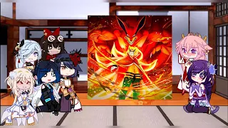 Genshin Impact React Naruto & Kurama (My au)