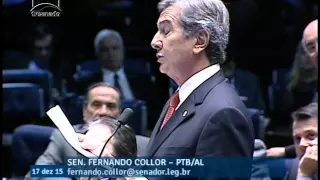 Fernando Collor alerta sobre a possibilidade de novas regras para processo de impeachment