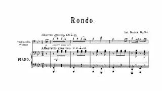 Dvořák: Rondo in G minor for Cello and Piano, Op. 94, B 171 (with Score)