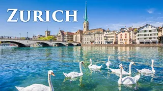 Zurich, Switzerland 4K - One Of The Most Beautiful Cities in the World - Travel Vlog, Walking Tour