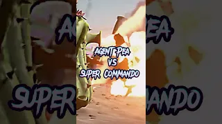 Agent Pea vs Super Commando PVZ GW2 #shorts #capcut #pvz #pvzgw2