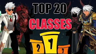 AQW Top 20 Classes | (Player Voted) Favourite Community Classes