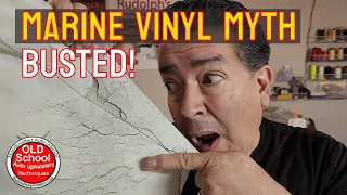 Marine Vinyl Scam! Myth Don't believe it! The Truth Here Upholstery #marinevinyl