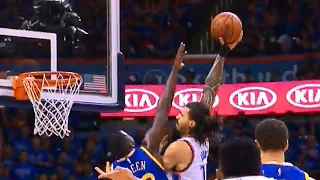 Steven Adams POSTERIZES Draymond Green with the EMPHATIC JAM