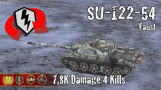 SU-122-54  |  7,8K Damage 4 Kills  |  WoT Blitz Replays