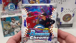 Cracking a 2023 Bowman Chrome BASEBALL Hobby Box