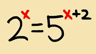 solving an exponential equation with different bases