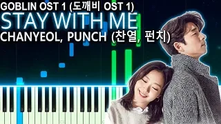 Goblin OST 1 - Stay With Me - Chanyeol, Punch (찬열, 펀치) Piano Cover [도깨비 OST Part 1] V2