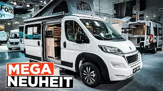 NEUER Kompakter: 2023 Megamobil Mega City 540 mit Aufstelldach Caravan Salon