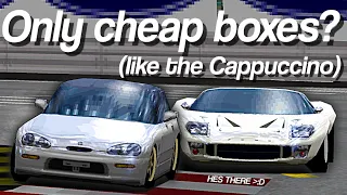 Can You Beat Gran Turismo 2 With Only Cheap Japanese Turboboxes (like the Cappuccino)?