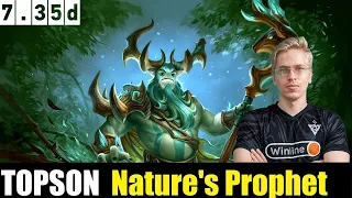 🤯TOPSON [Nature's Prophet] MID 7.35D - DOTA 2 HIGHEST MMR MATCH #dota2 #dota2gameplay     #topson