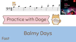 Balmy Days ABRSM 2024 Cello grade 2 (B3)