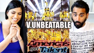 INDIAN DANCE CREW V.UNBEATABLE GOLDEN BUZZER REACTION!!  - America's Got Talent 2019