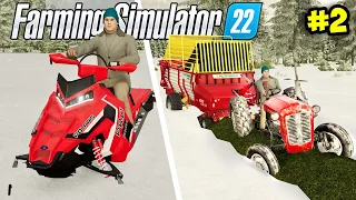 Start with $0 in winter on No Man's Land 🚜#2 - Farming Simulator 22