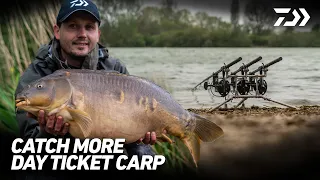 How to CATCH MORE Carp on Busy Day Ticket Lakes | Linear Fisheries | Lewis Swift | Daiwa Carp