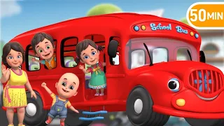 Wheels on the Bus (Cece's Pretend Play Version) + Nursery Rhymes & Kids Songs | Cars & Truck Videos