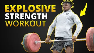 How to Get Explosive Football Strength | Nick Singleton FULL Workout