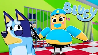 BLUEY ESCAPA de la PRISION de BEBE BARRY | Las Aventuras de BLUEY en ROBLOX!