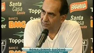 Alexandre Kalil - Entrevista coletiva sobre Ronaldinho Gaúcho